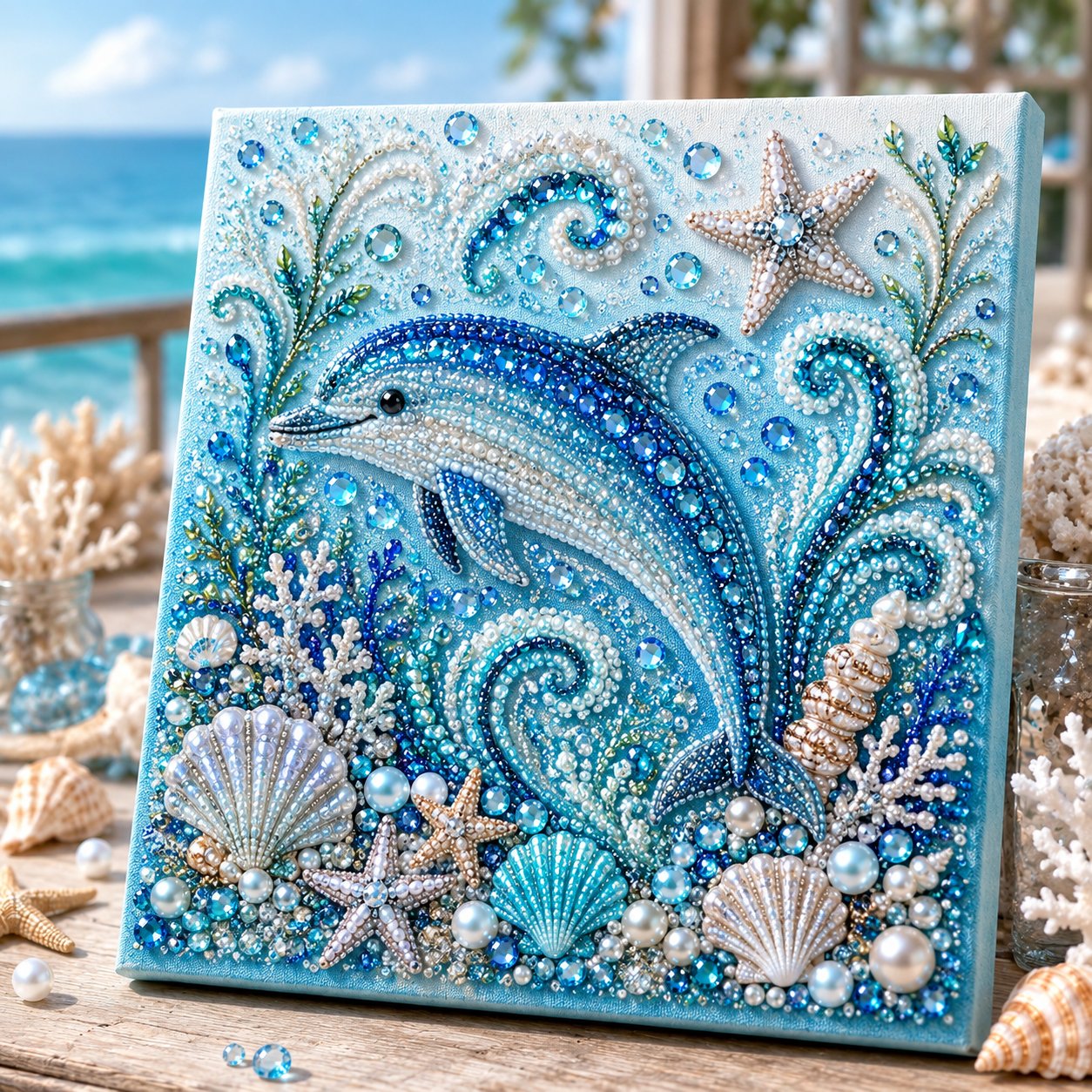 🌊Orodira® Ocean Pearl Diamond Painting Kit – 8 Designs UPSELL