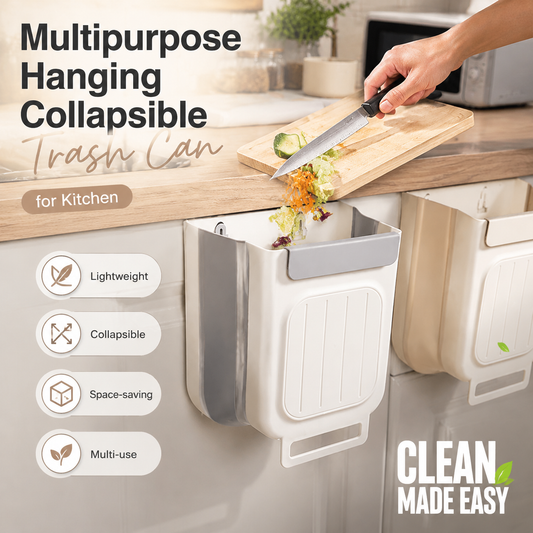 Orodira®✨Multipurpose Hanging Collapsible Trash Can for Kitchen
