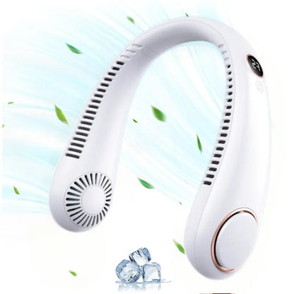 ❄️LAST DAY 50% OFF ✨Orodira®Portable Neck Fan, Bladeless Wearable Personal Fan, Hands-Free Cooling for Outdoor & Office