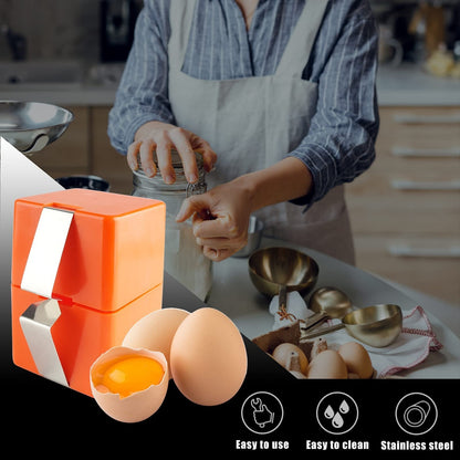🥚 Quick Egg Cracker Tool – Cleaner Easier Egg Opening