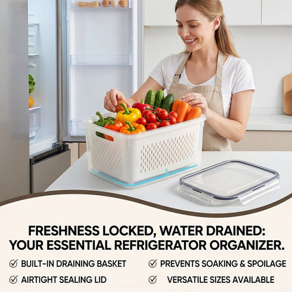 💷Food Saver Fridge Containers – See Your Fresh Produce Before It Goes Bad