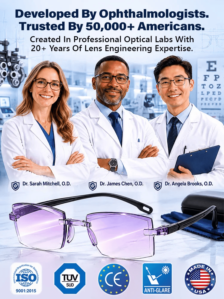 👓Smart Zoom Diamond-Cut Reading Glasses