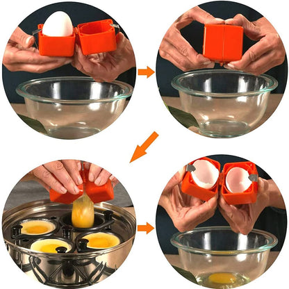 🥚 Quick Egg Cracker Tool – Cleaner Easier Egg Opening