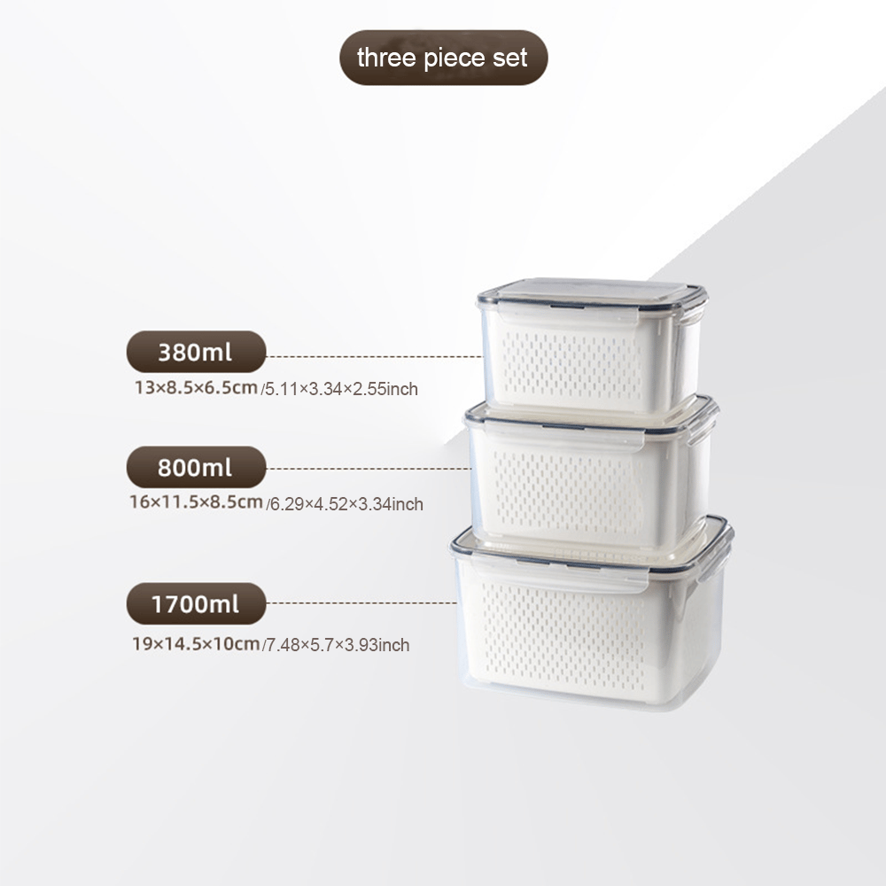 💷Food Saver Fridge Containers – See Your Fresh Produce Before It Goes Bad