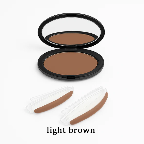 💞LAST DAY 75% OFF ✨Instant Symmetrical Eyebrow Stamp Kit – Effortless Waterproof Brow Powder Makeup