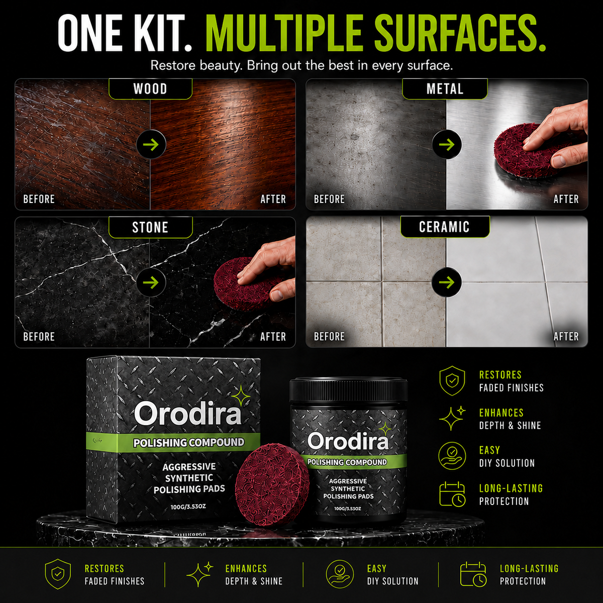 Orodira® ✨ All-in-One Surface Restoration Polish Kit