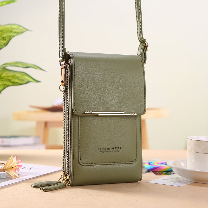 💞LAST DAY 75% OFF ✨👜📱Orodira® Simple and elegant women's touchscreen crossbody phone wallet Upsell