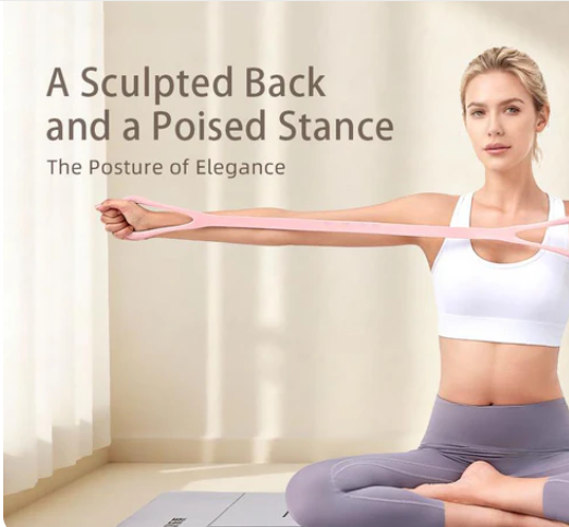 💞LAST DAY 50% OFF ✨Polishpops® Figure 8 Resistance Bands – Silicone Exercise Bands for Women