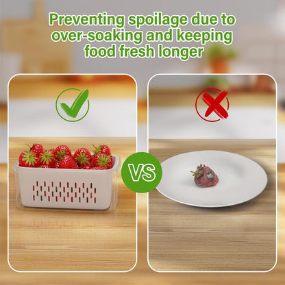 💷Food Saver Fridge Containers – See Your Fresh Produce Before It Goes Bad
