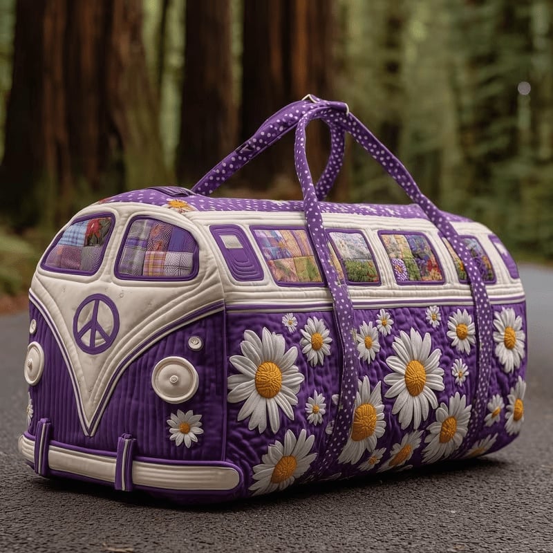 💞LAST DAY 50% OFF ✨Orodira® Hippie Journey Quilted Duffle Bag 3