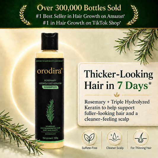 🔥💞LAST DAY 50% OFF ✨Rosemary Keratin Shampoo | Hair Growth & Anti-Dandruff Scalp Treatment