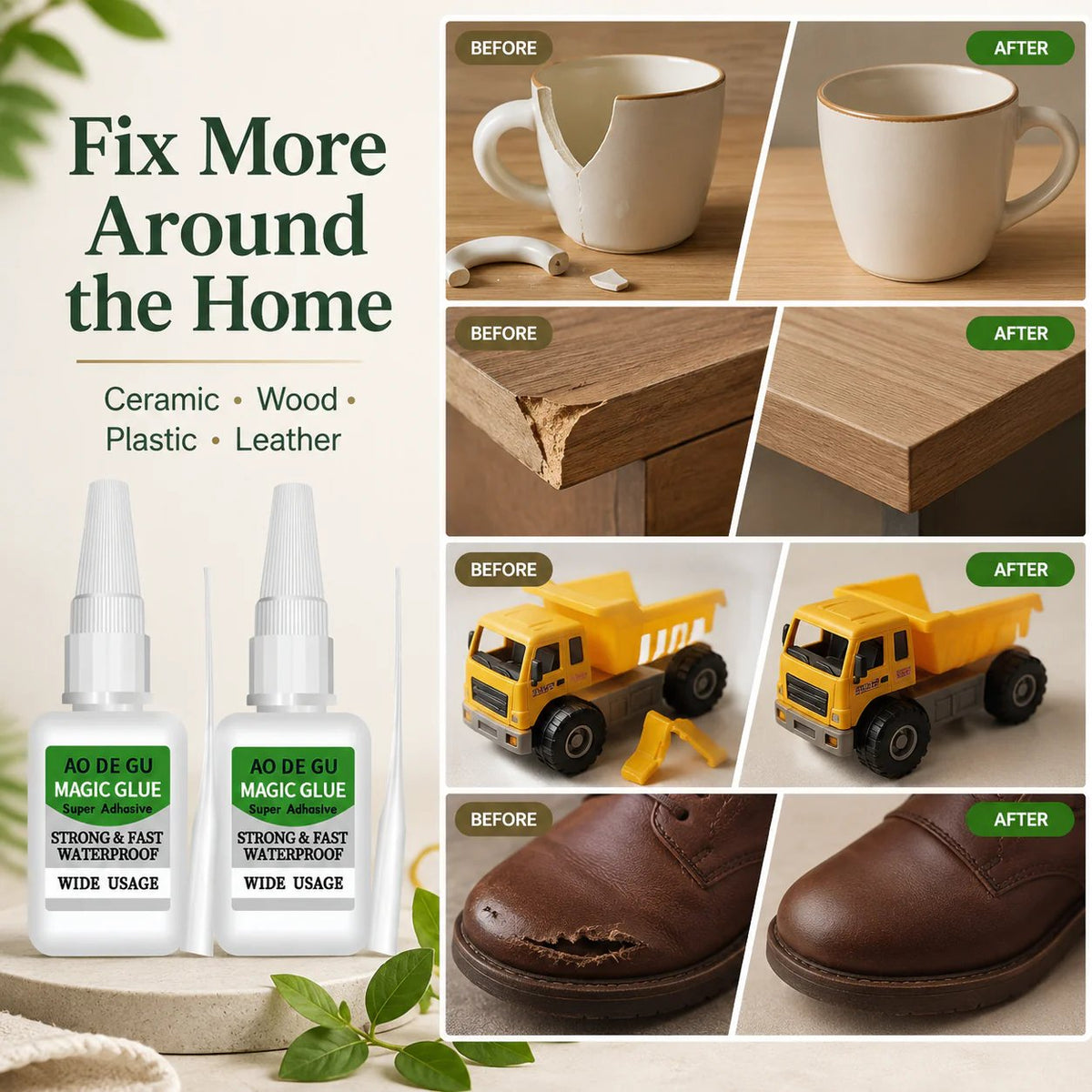 ⚡ Fast-Setting Super Glue Kit – 4 × 20mL Per Set
