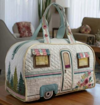 💞LAST DAY 50% OFF ✨Orodira® Hippie Journey Quilted Duffle Bag 3