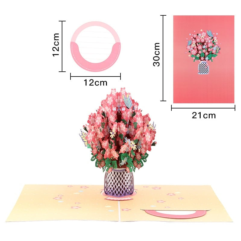 💞LAST DAY 75% OFF ✨Paper Love Mother's Day Card, Happy Mothers Day Pop Up Card 3D Design