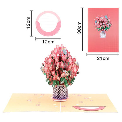 💞LAST DAY 75% OFF ✨Paper Love Mother's Day Card, Happy Mothers Day Pop Up Card 3D Design