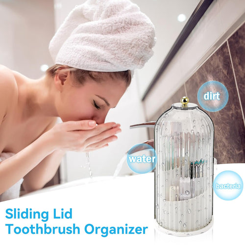 🔥💞LAST DAY 75% OFF ✨✨Sliding Lid Toothbrush Organizer