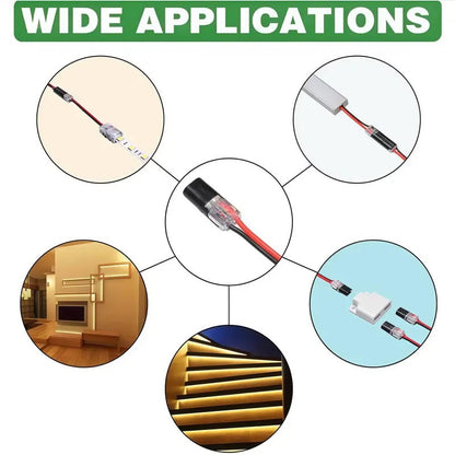 ⚡ 2-Pin Quick Wire Connectors – Fast Secure Connections