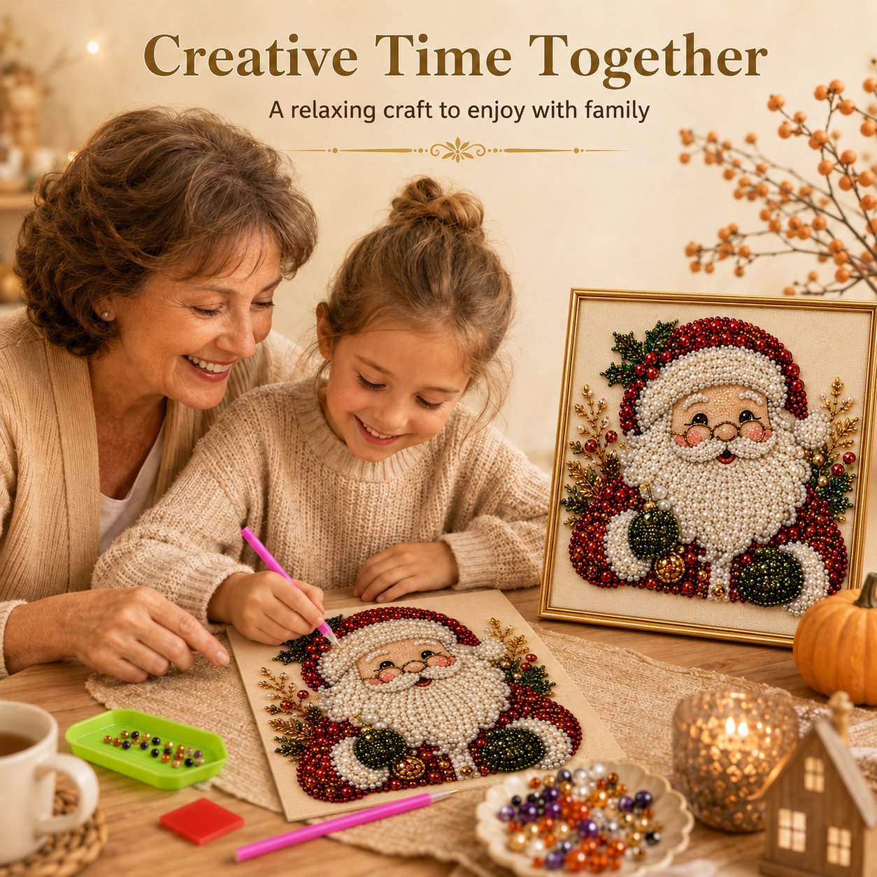 Orodira® 🎄 DIY Christmas Pearl Diamond Painting Kit
