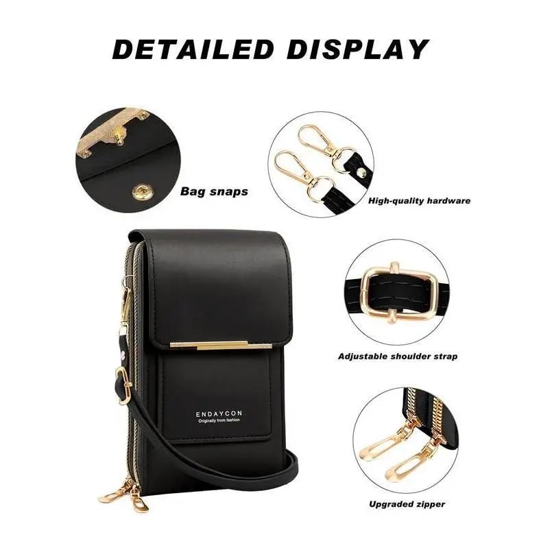 💞LAST DAY 75% OFF ✨👜📱Orodira® Simple and elegant women's touchscreen crossbody phone wallet Upsell
