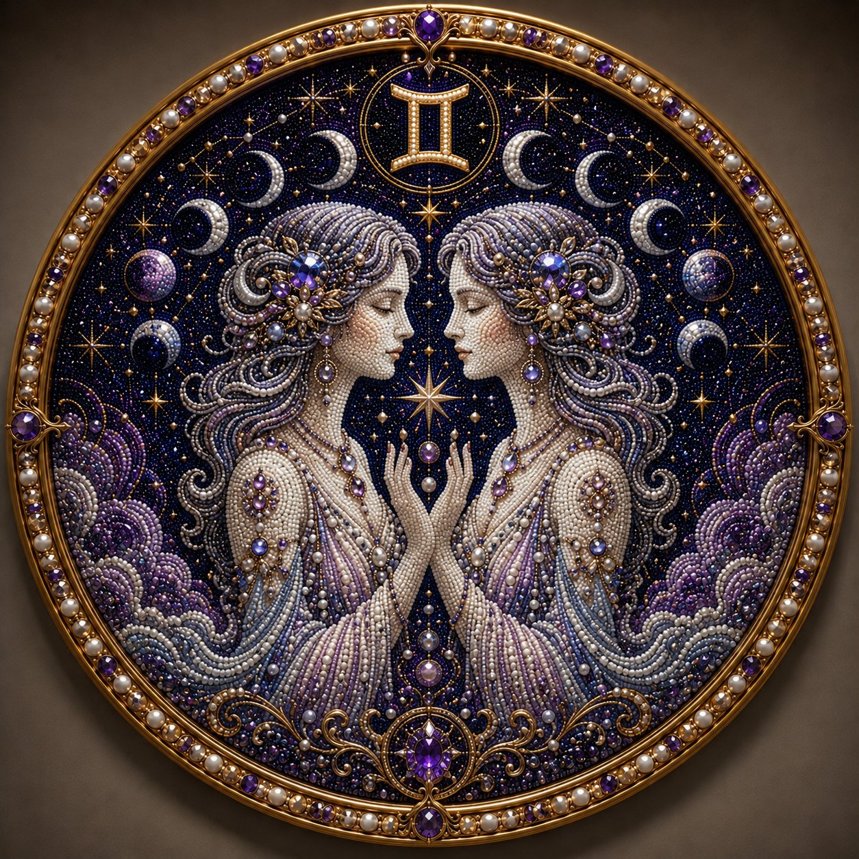 ♈ 12-Sign Zodiac Pearl Art DIY Kit – Create Your Sparkling Sign UPSELL