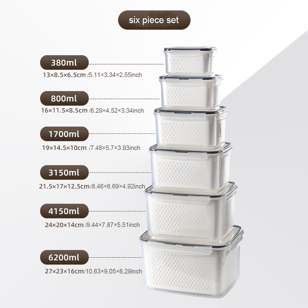 💷Food Saver Fridge Containers – See Your Fresh Produce Before It Goes Bad
