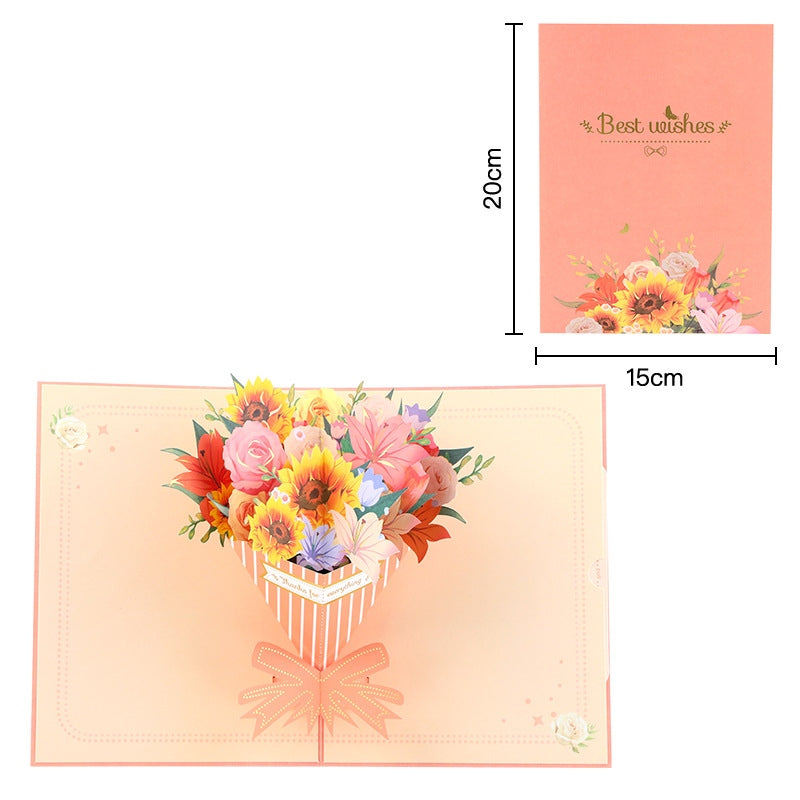 💞LAST DAY 75% OFF ✨Paper Love Mother's Day Card, Happy Mothers Day Pop Up Card 3D Design
