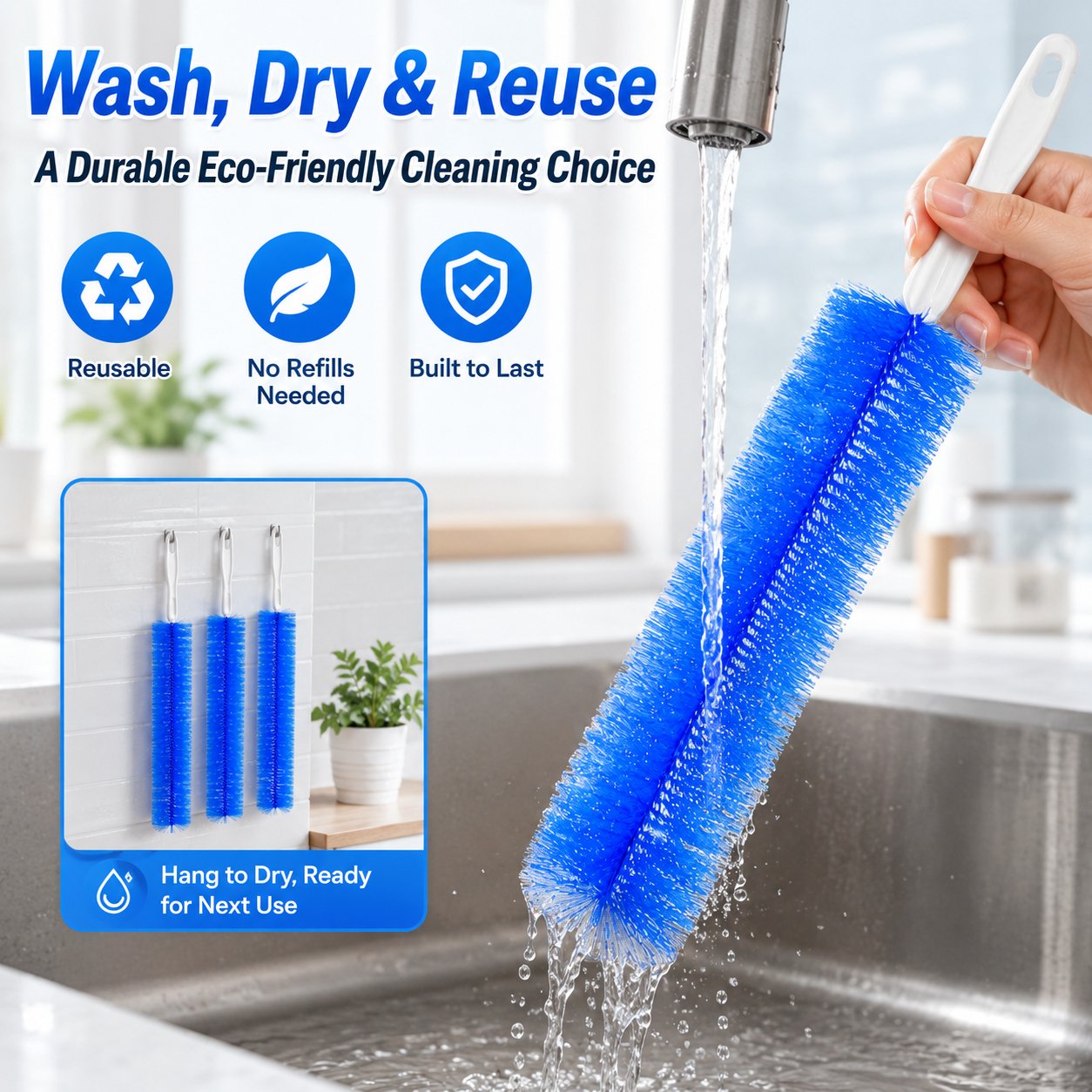 🧹 Bendable Dust Cleaning Brush – Reaches Every Corner
