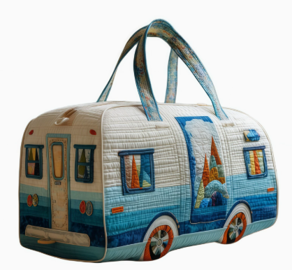 💞LAST DAY 50% OFF ✨Orodira® Hippie Journey Quilted Duffle Bag 3