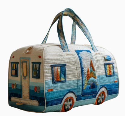 💞LAST DAY 50% OFF ✨Orodira® Hippie Journey Quilted Duffle Bag 3