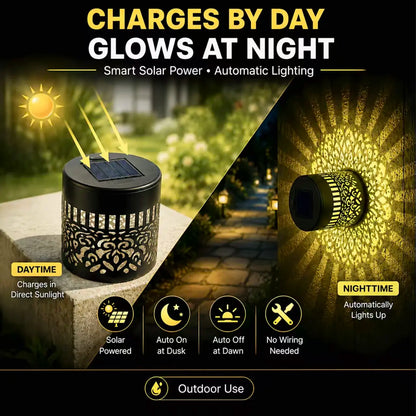 🏡☀️Seven-Color Changing Solar Mandala Projection Wall Light