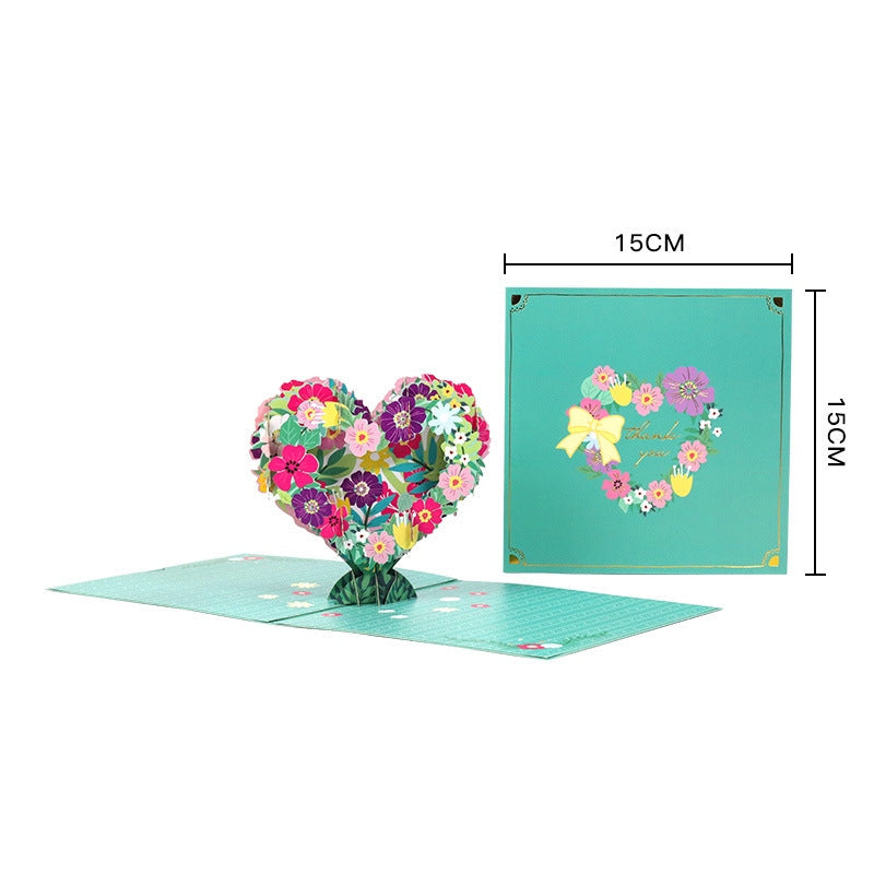💞LAST DAY 75% OFF ✨Paper Love Mother's Day Card, Happy Mothers Day Pop Up Card 3D Design