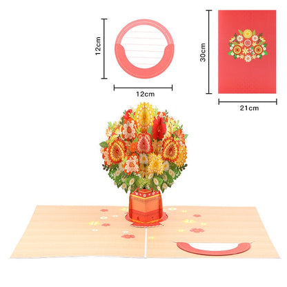 💞LAST DAY 75% OFF ✨Paper Love Mother's Day Card, Happy Mothers Day Pop Up Card 3D Design