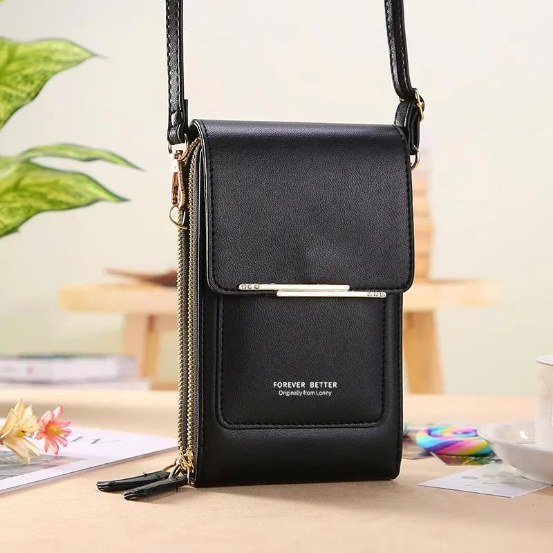 💞LAST DAY 50% OFF ✨👜📱Orodira® Simple and elegant women's touchscreen crossbody phone wallet