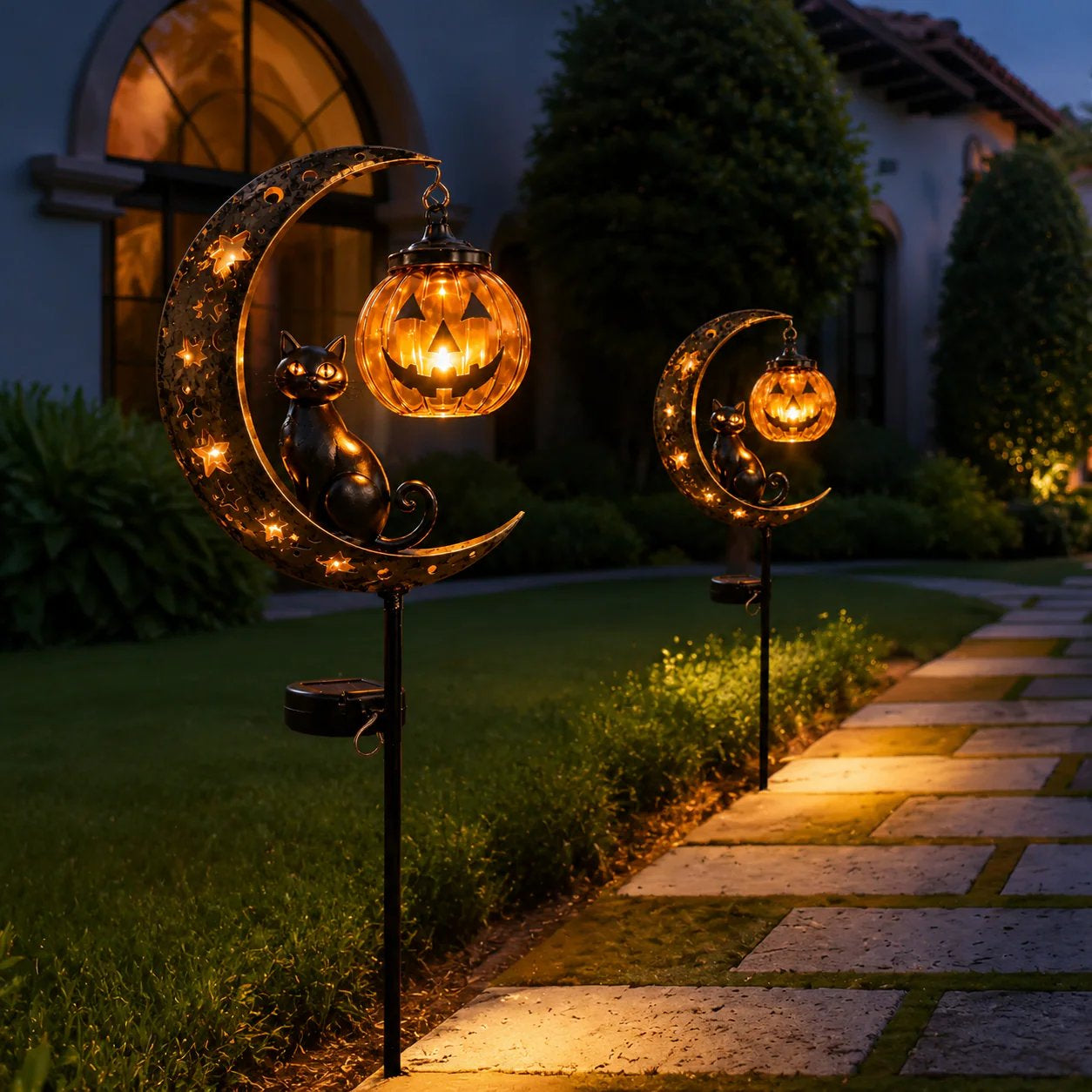 Orodira® 🎃 Halloween Early Bird Sale | 75% OFF Pumpkin Moon Garden Stake Light