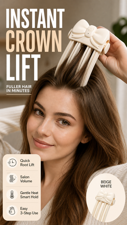 ✨ Wireless Heated Root Lift Clip – Quick Crown Volume at Home