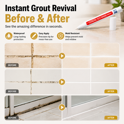 ⏳ FINAL 24 HOURS · 75% OFF✨Anti-mould and waterproof joint pen for ceramic tiles UPSELL