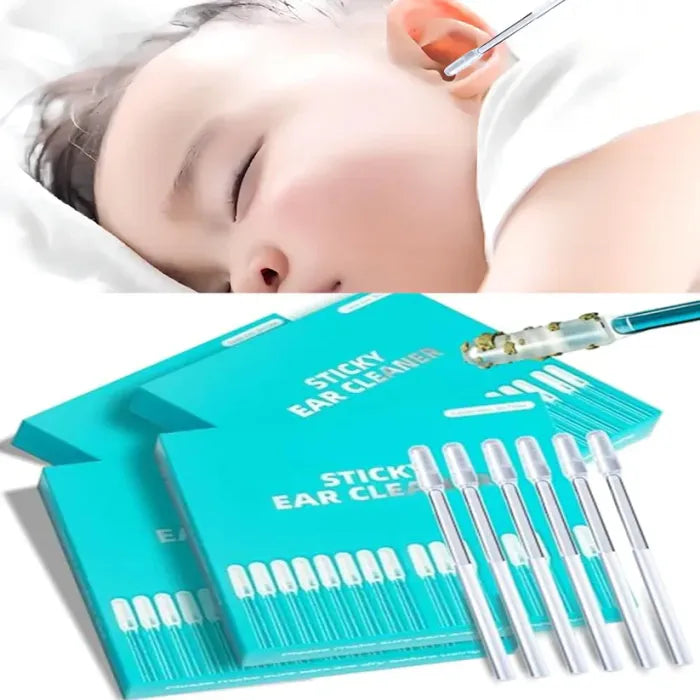👂 Reusable Sticky Ear Cleaning Sticks – 24 Per Pack
