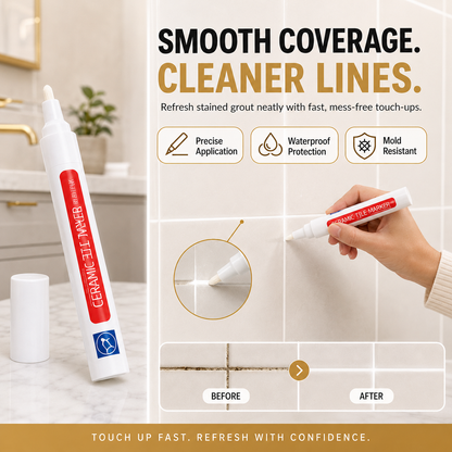 ⏳ FINAL 24 HOURS · 75% OFF✨Anti-mould and waterproof joint pen for ceramic tiles UPSELL