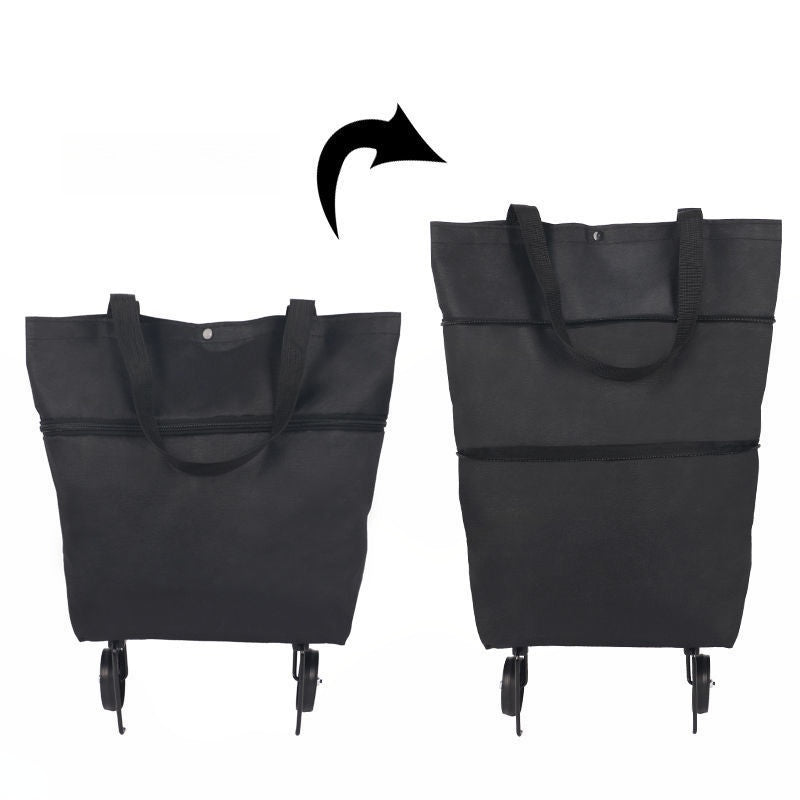 Orodira®🛒 Foldable 2-in-1 Rolling Shopping Bag UPSELL