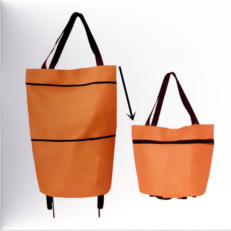 Orodira®🛒 Foldable 2-in-1 Rolling Shopping Bag UPSELL