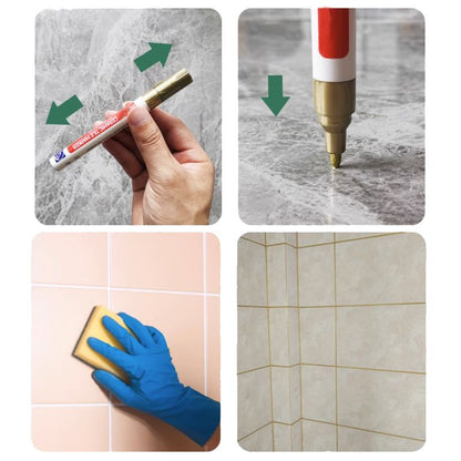 🔥✨LAST DAY 75% OFF ✨Anti-mould and waterproof joint pen for ceramic tiles