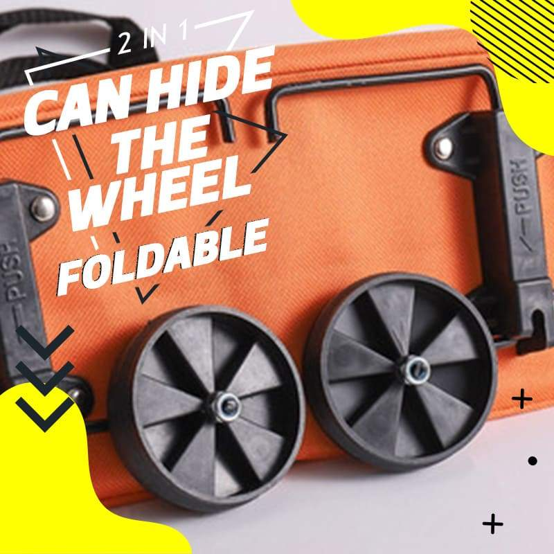 Orodira®🛒 Foldable 2-in-1 Rolling Shopping Bag UPSELL