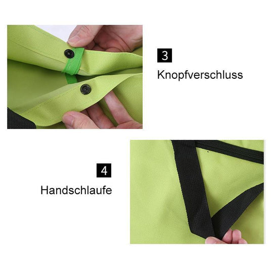 Orodira®🛒 Foldable 2-in-1 Rolling Shopping Bag UPSELL