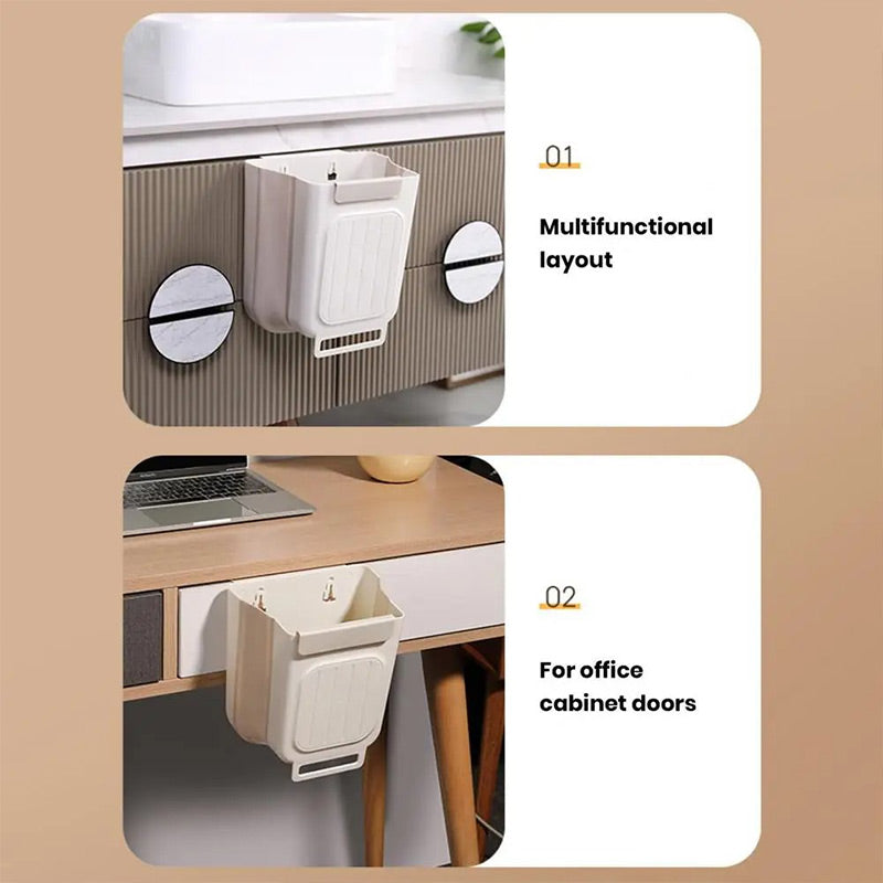 Orodira®✨Multipurpose Hanging Collapsible Trash Can for Kitchen