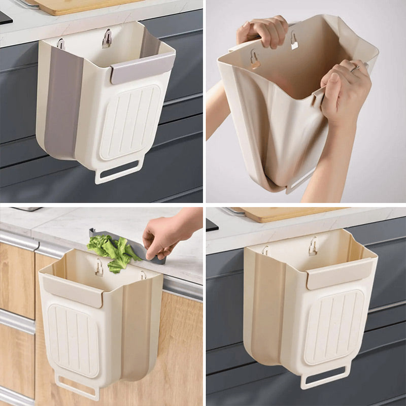 Orodira®✨Multipurpose Hanging Collapsible Trash Can for Kitchen