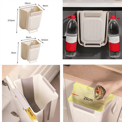 Orodira®✨Multipurpose Hanging Collapsible Trash Can for Kitchen