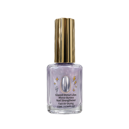 💅Lilac Mirror Nail Strengthener – Glossy Shine Without UV