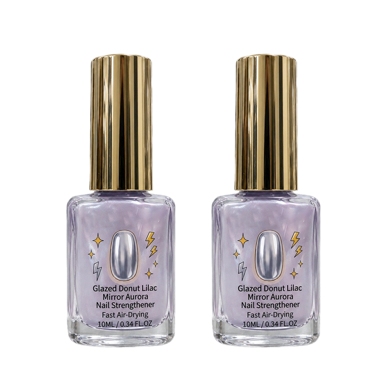 💅Lilac Mirror Nail Strengthener – Glossy Shine Without UV