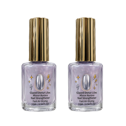💅Lilac Mirror Nail Strengthener – Glossy Shine Without UV