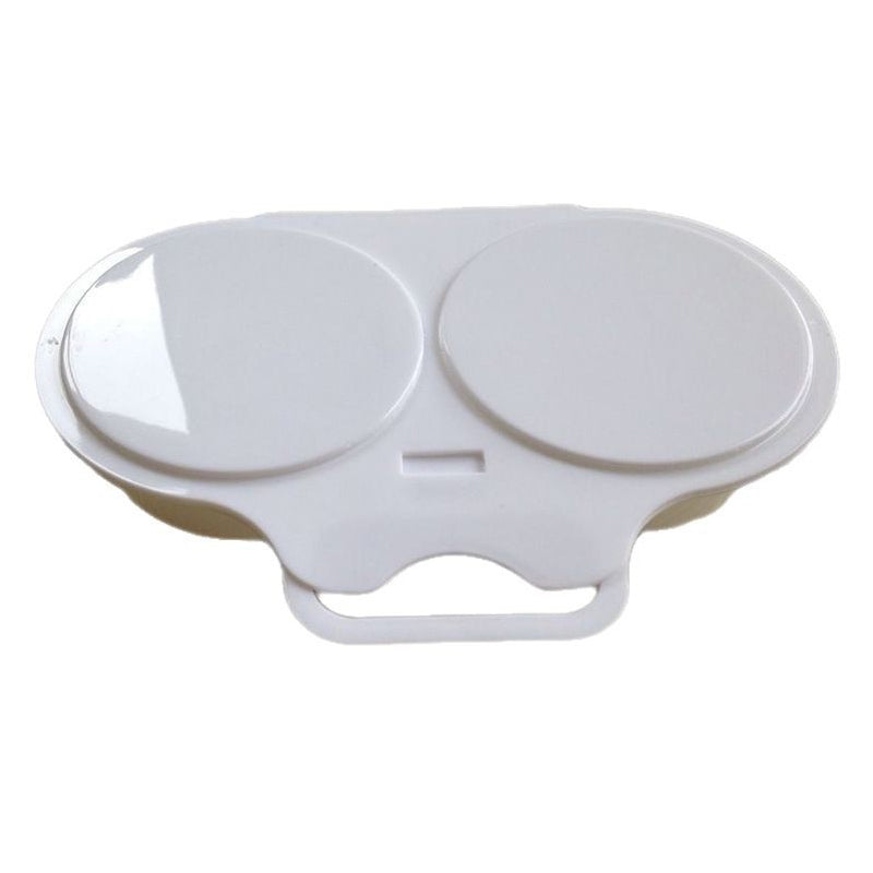 🥚 Microwave Double Egg Poacher with Lid & Handle